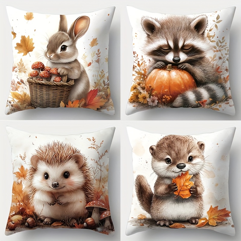 Pillow Insert 18X18 - Pillow Covers Set of 4 Autumn