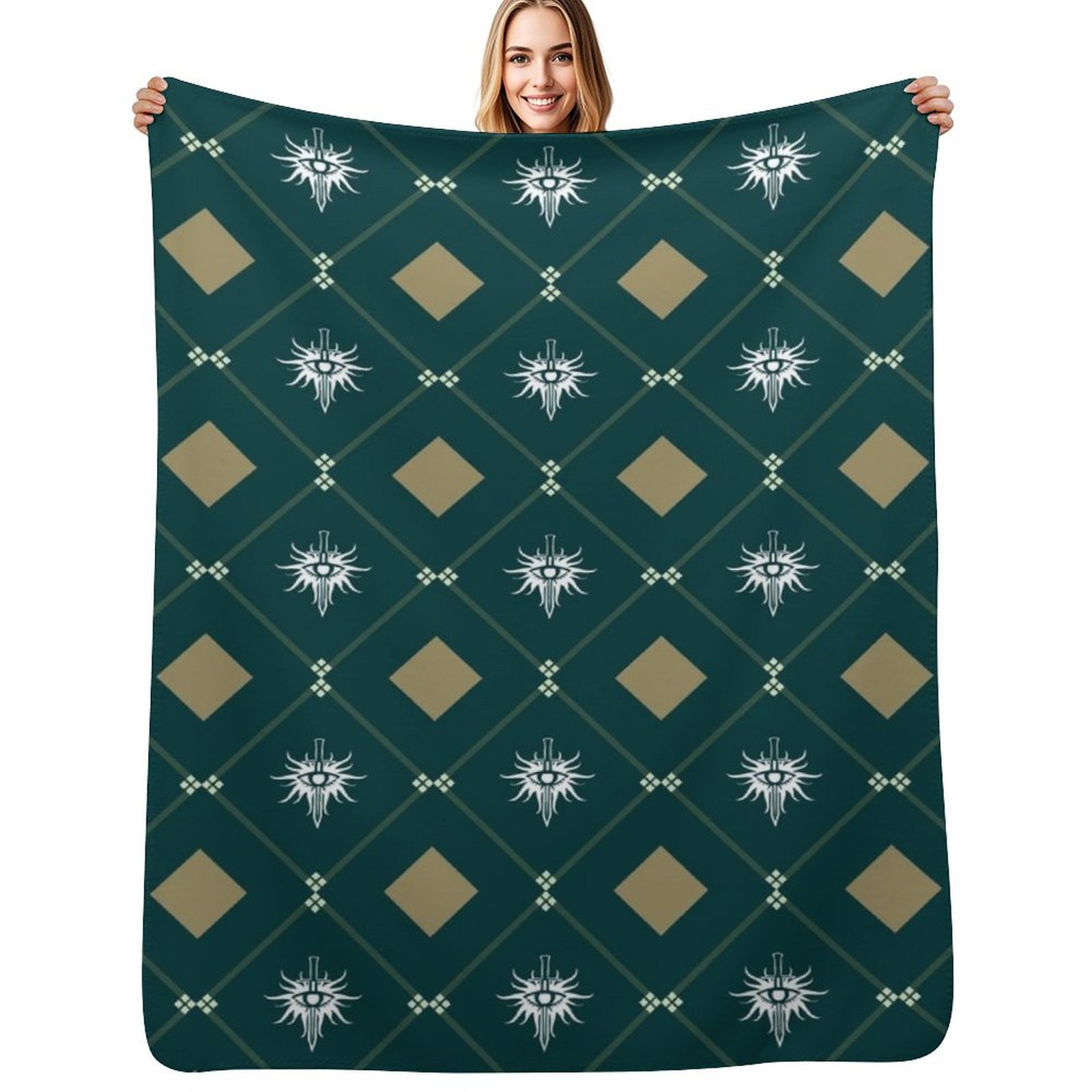 Home Art Textiles - Inquisition Textile - Dragon Age Geometric