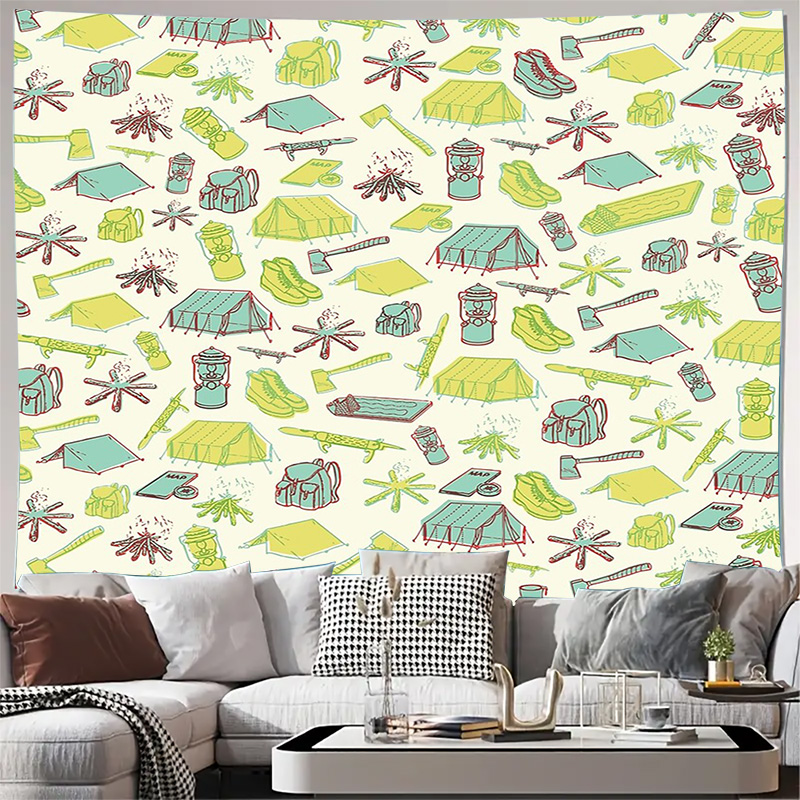 Home Art Textiles - Bohemian Tapestry Wall Hanging Nature Forest