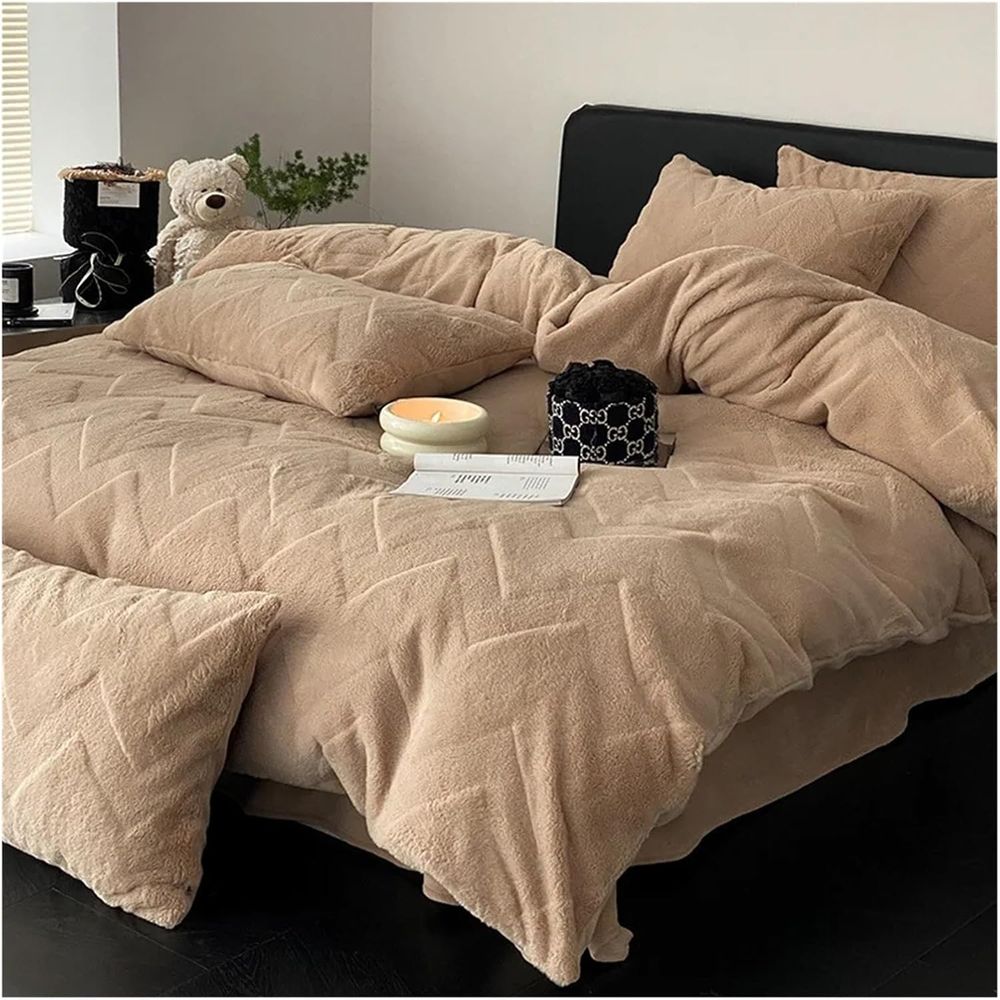 Home Textiles Com - Winter Queen-Size Bedding Set Home Textile