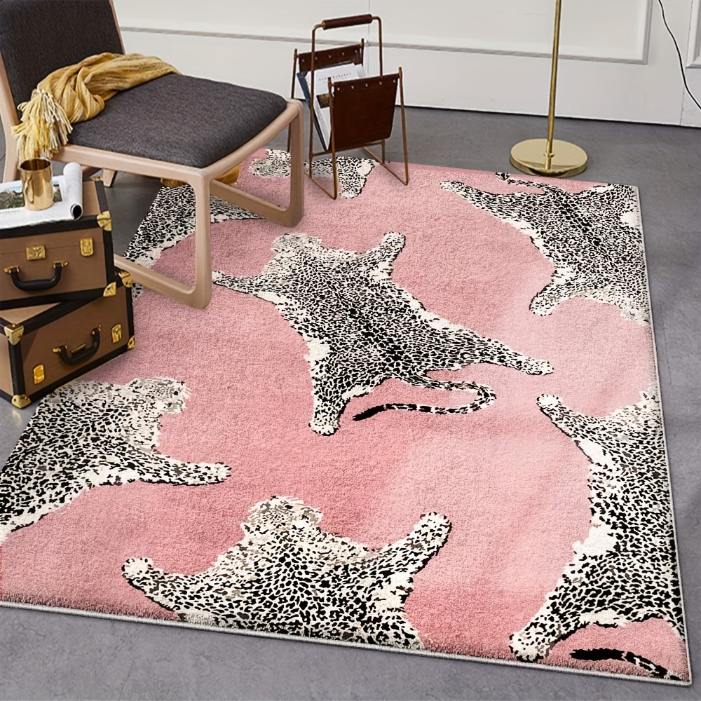 Home Textiles Classic Fashion - Velvet Machine Washable Mat Vintage Floral