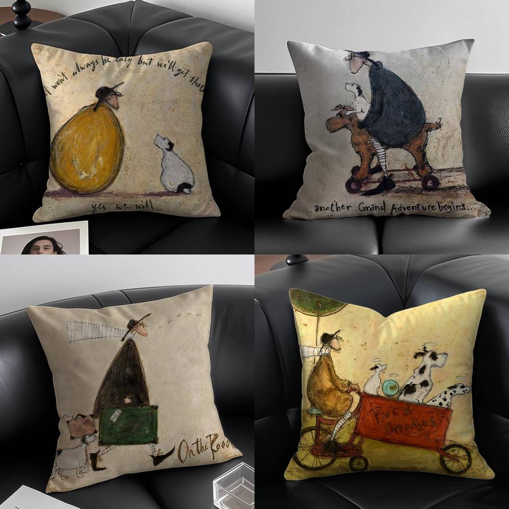 Home Art Textiles - Painting S-Sam Toft Art Pillow Case