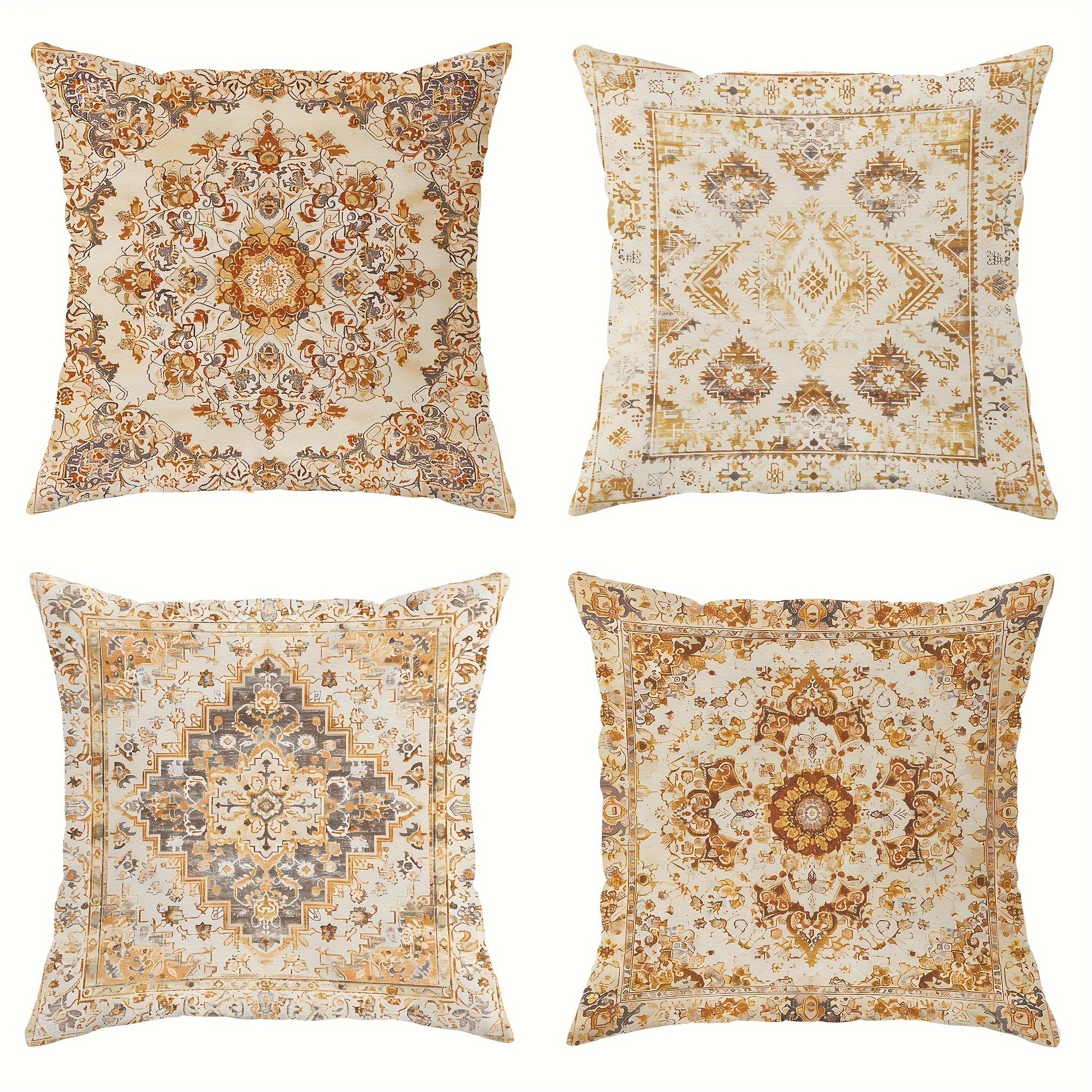 Pillow Insert 18X18 - Pillow Covers Set of 4 Bohemian