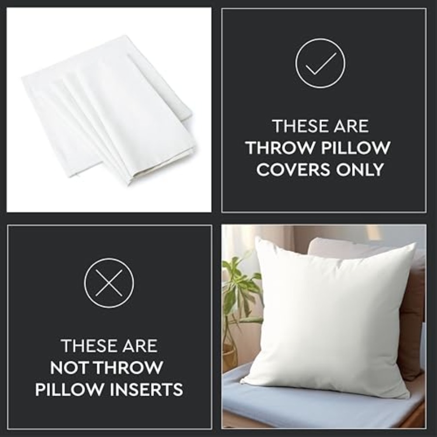 Throw Pillow Covers 18x18 in S - Pillow Insert 18X18 avis et prix