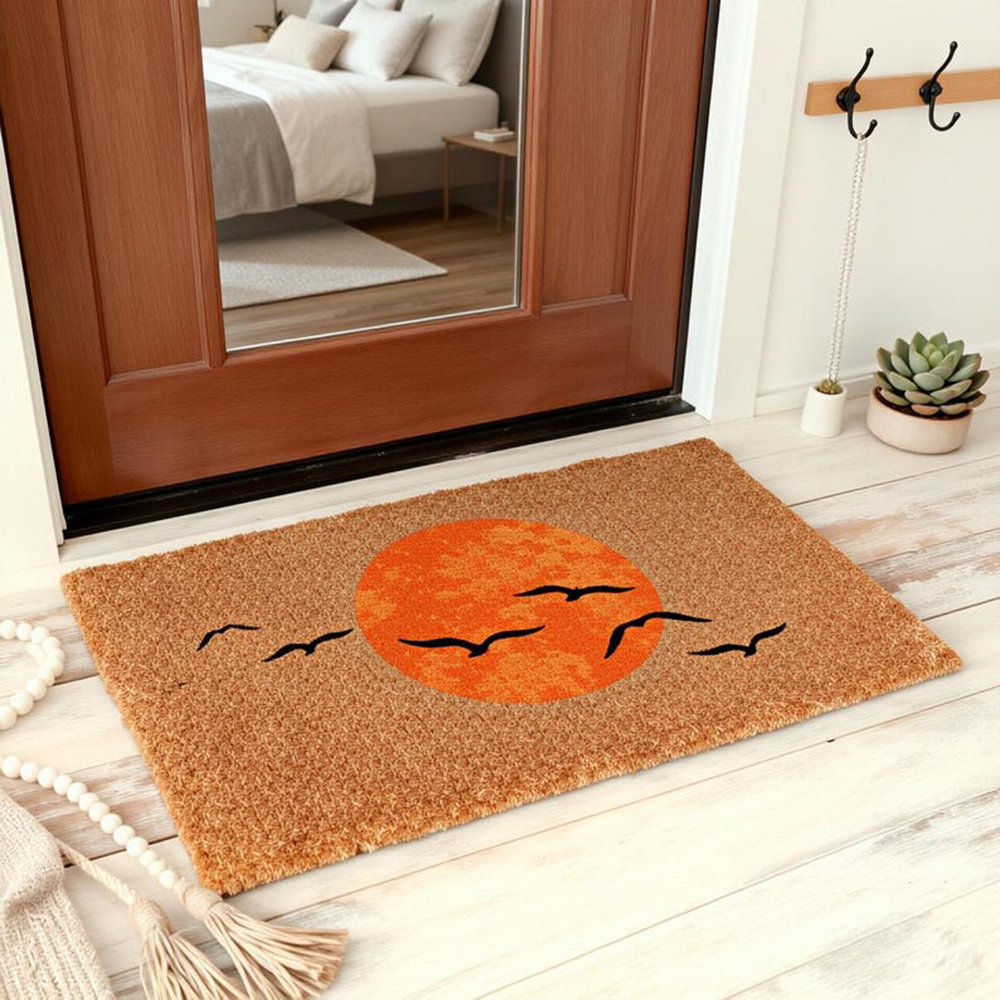 Sun And Birds Doormat Japanese - Sunrise Home Textiles & Apparel avis et prix