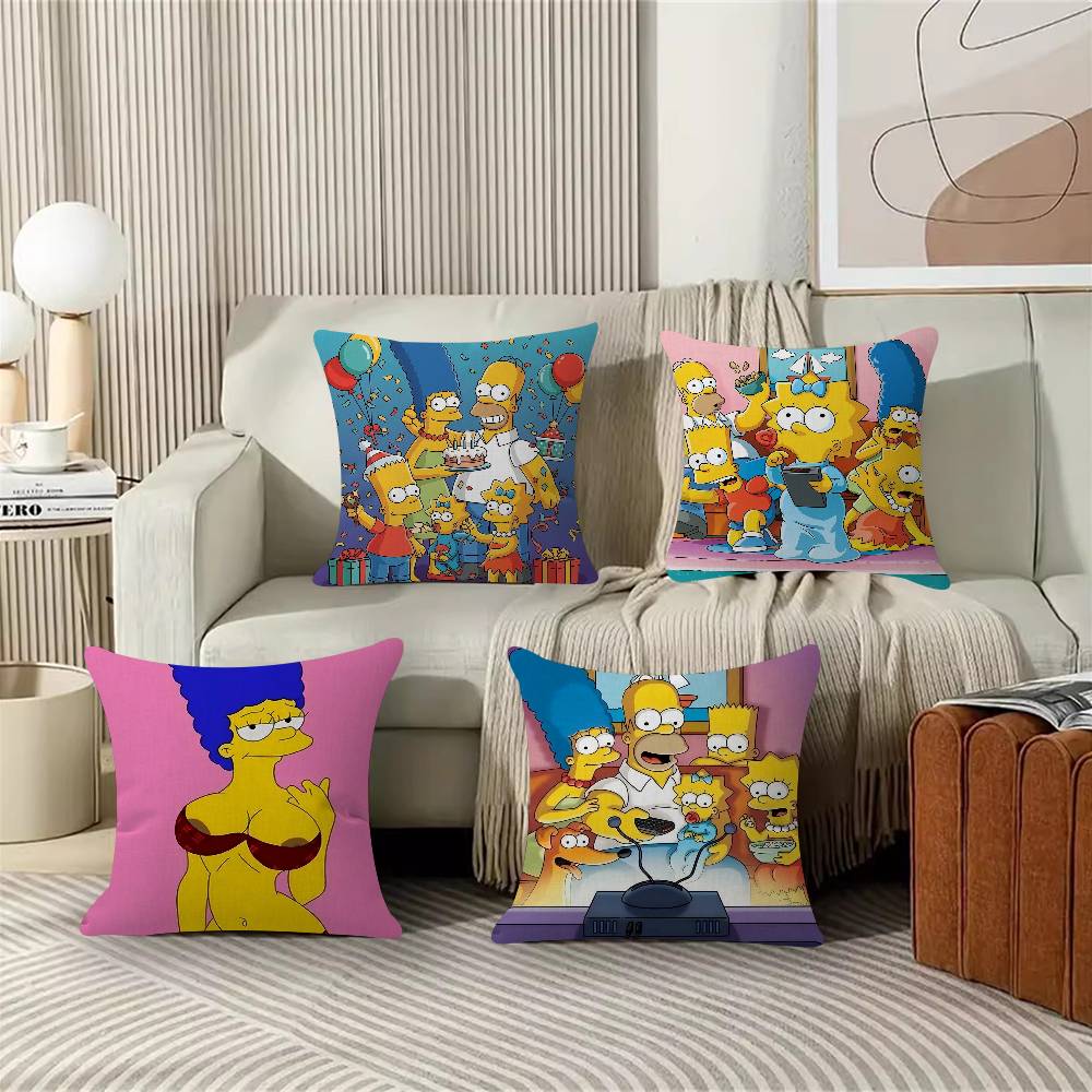 Anime S-Simpsonss Cartoon Art  - Home Art Textiles avis et prix