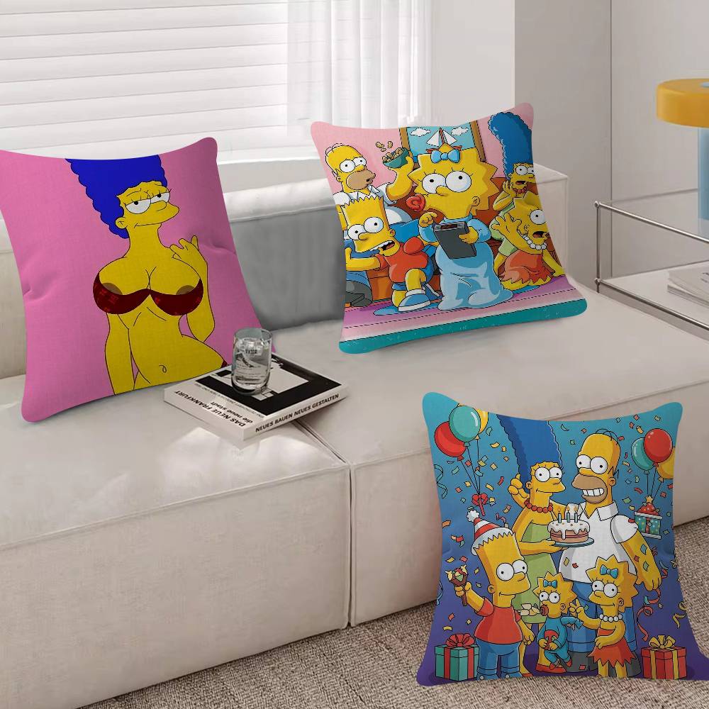 Anime S-Simpsonss Cartoon Art  - Home Art Textiles avis et prix