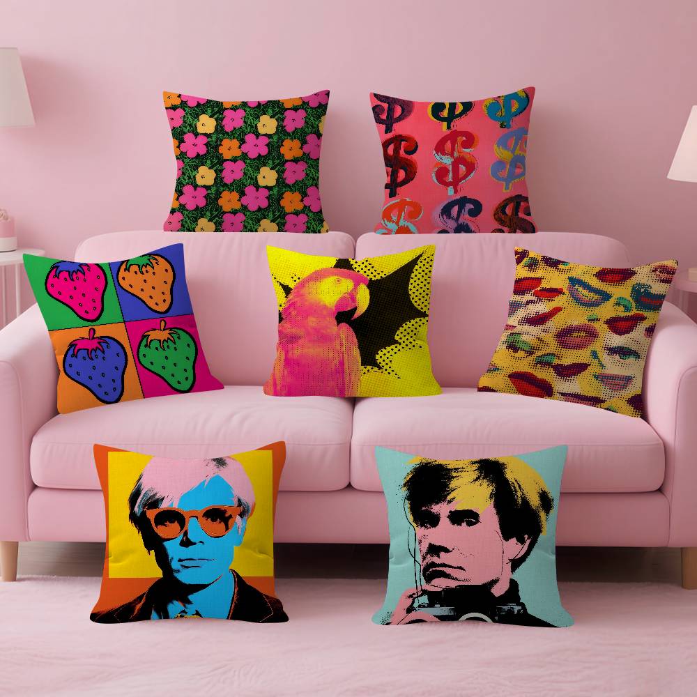 A-Andy W-Warhol Art  Cushion C - Home Art Textiles avis et prix