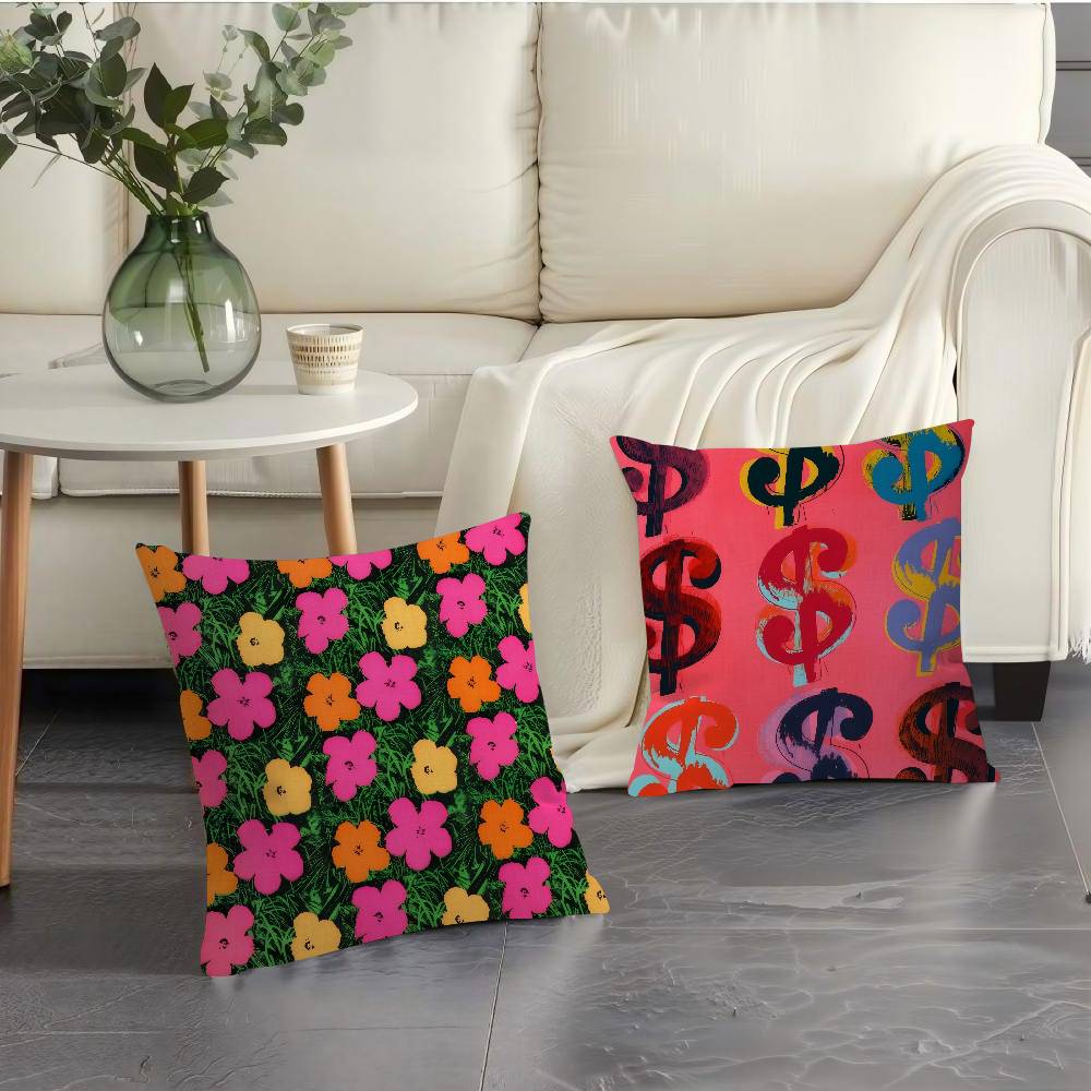 A-Andy W-Warhol Art  Cushion C - Home Art Textiles avis et prix