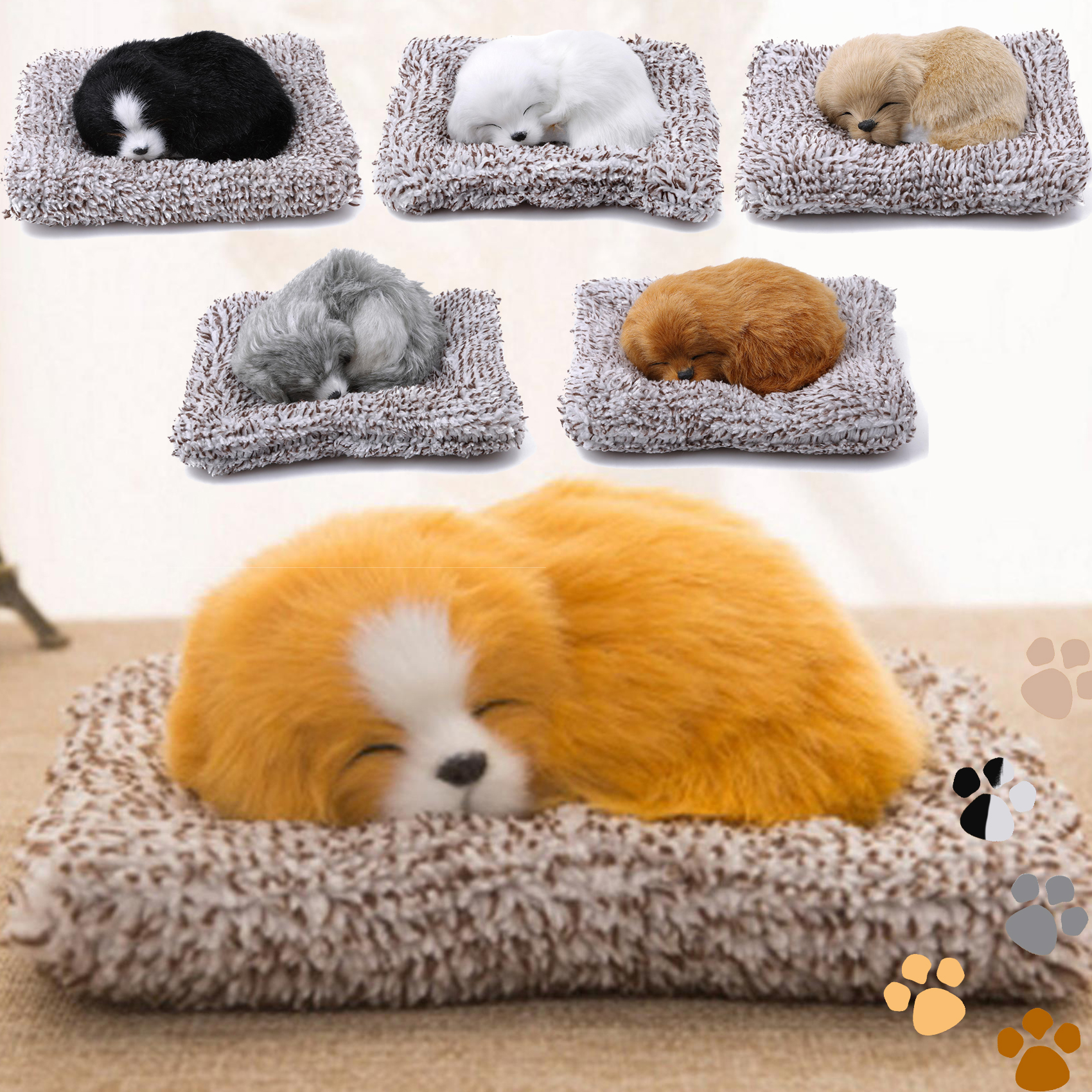 1PC Cute Lying Dog Figurine Ka - Home Art Textiles avis et prix