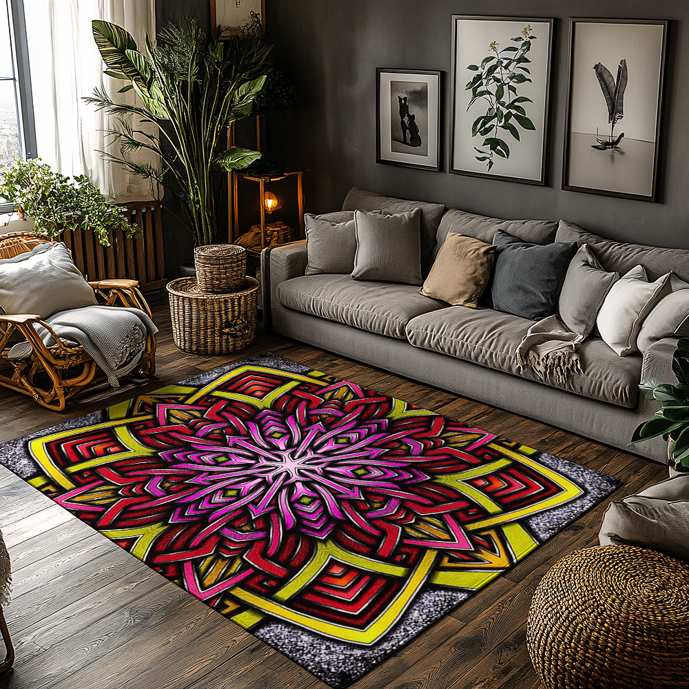 Stylish Moroccan Area Rug Non  - Home Textiles Com avis et prix