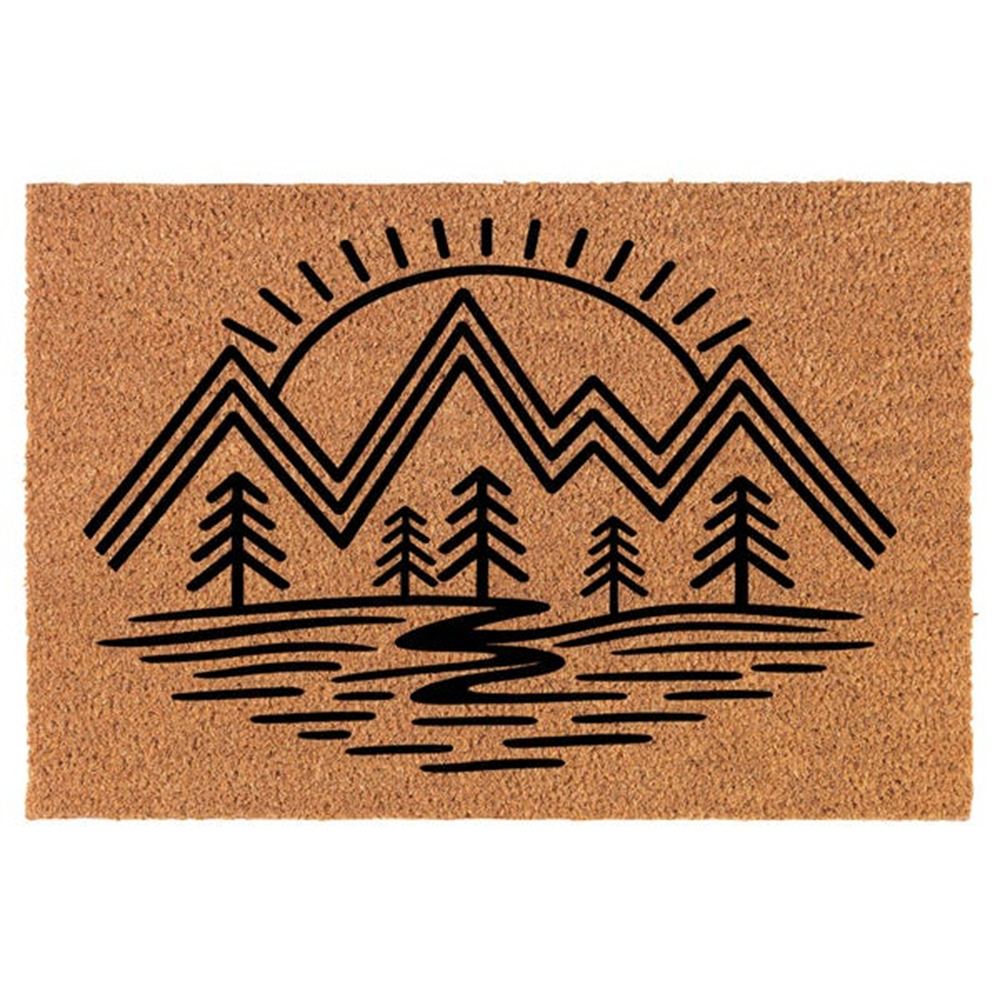 Minimalist Mountain Sunrise Tr - Sunrise Home Textiles & Apparel avis et prix