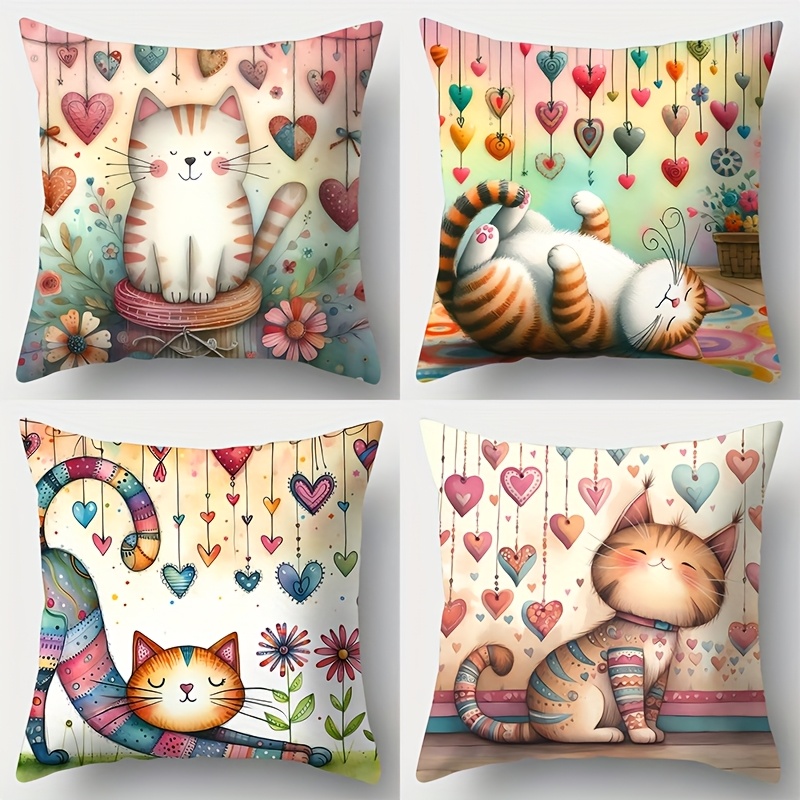 Pillow Covers Set of 1 or 4 Cu - Pillow Insert 18X18 avis et prix