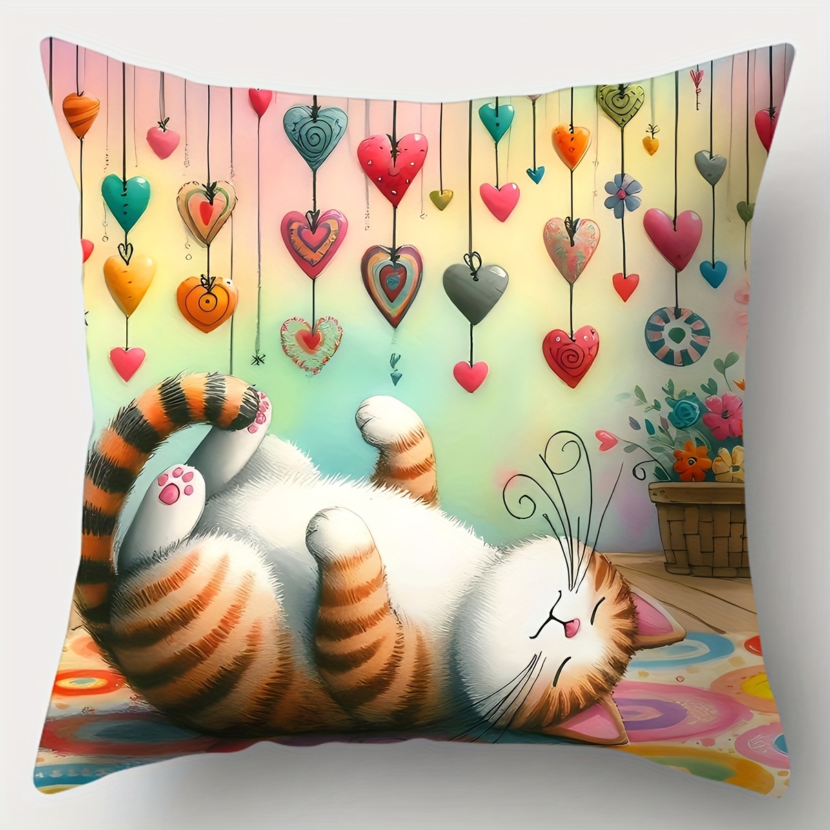 Pillow Covers Set of 1 or 4 Cu - Pillow Insert 18X18 avis et prix