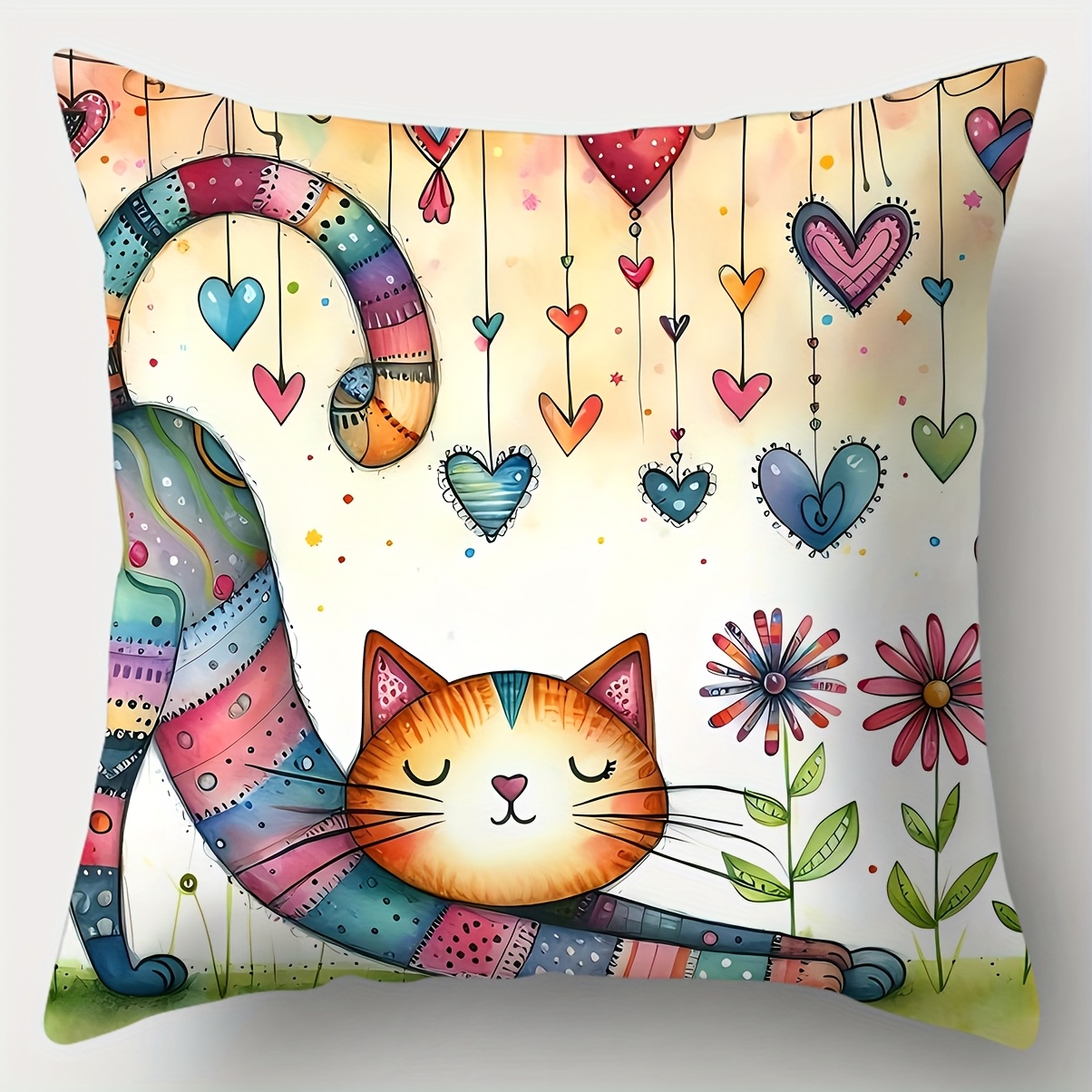 Pillow Covers Set of 1 or 4 Cu - Pillow Insert 18X18 avis et prix