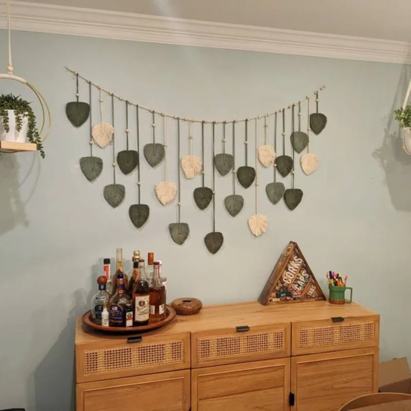 1 Pc Green Leaves Garland, Mac - Home Art Textiles avis et prix