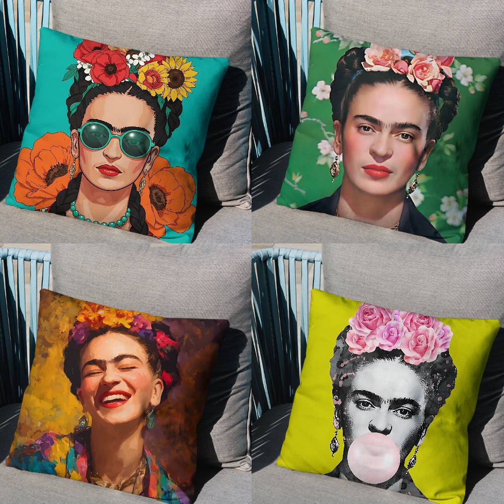 Printed Art Frida Kahlo pillow - Home Art Textiles avis et prix