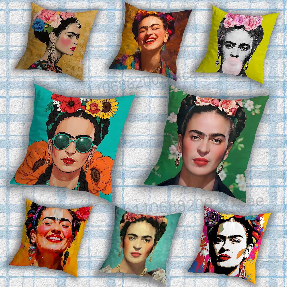 Printed Art Frida Kahlo pillow - Home Art Textiles avis et prix