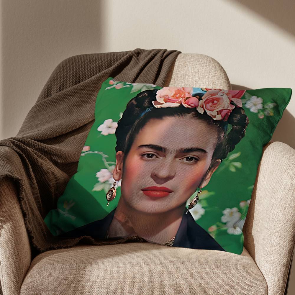 Printed Art Frida Kahlo pillow - Home Art Textiles avis et prix