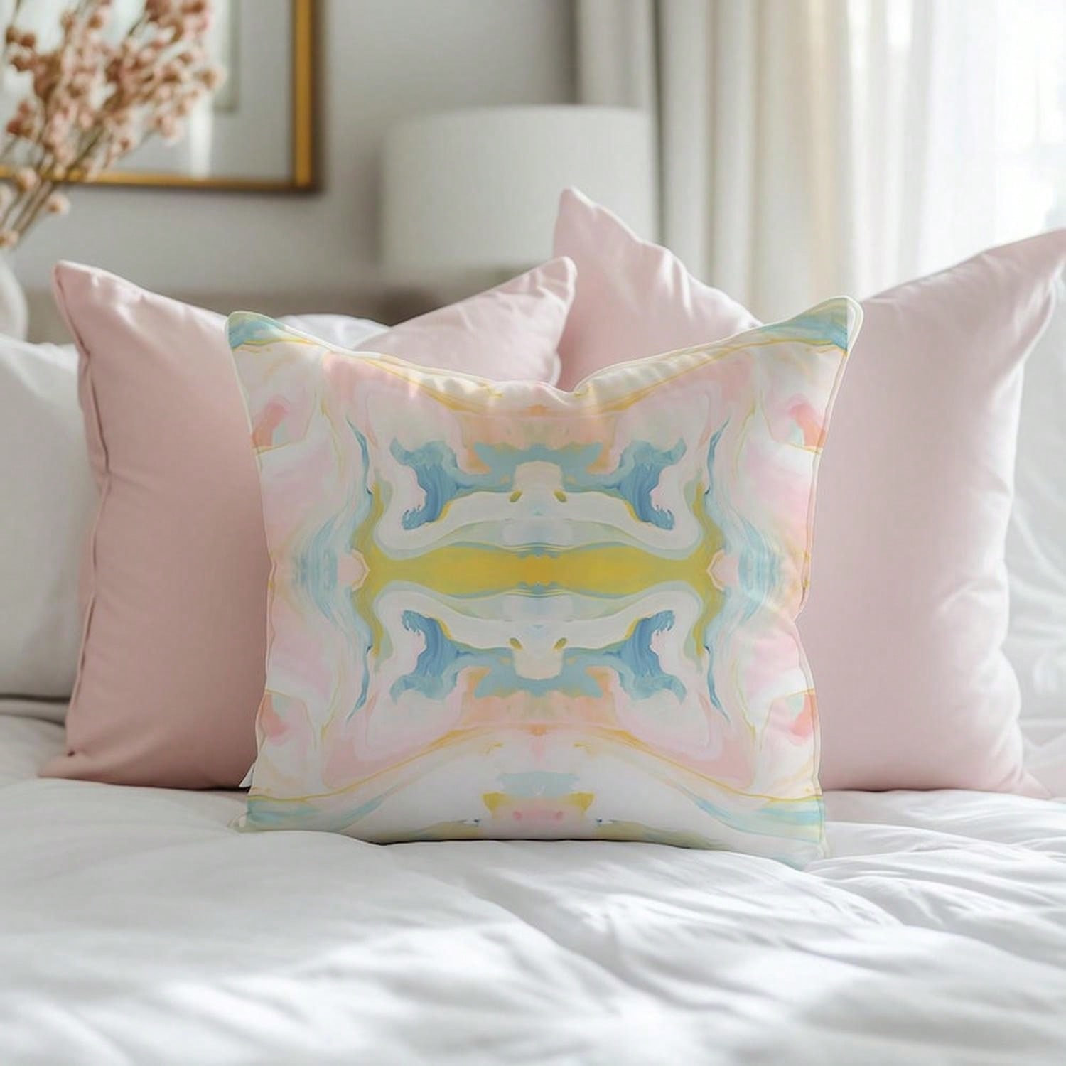 Watercolor Pillowcase, Soft Pi - Home Art Textiles avis et prix