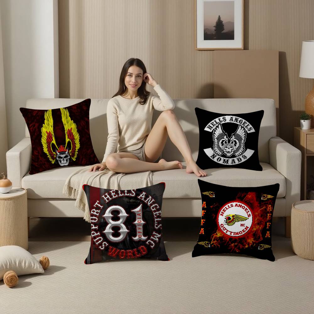 Club Hells A-Angels Logo Perso - Home Textiles Logo avis et prix