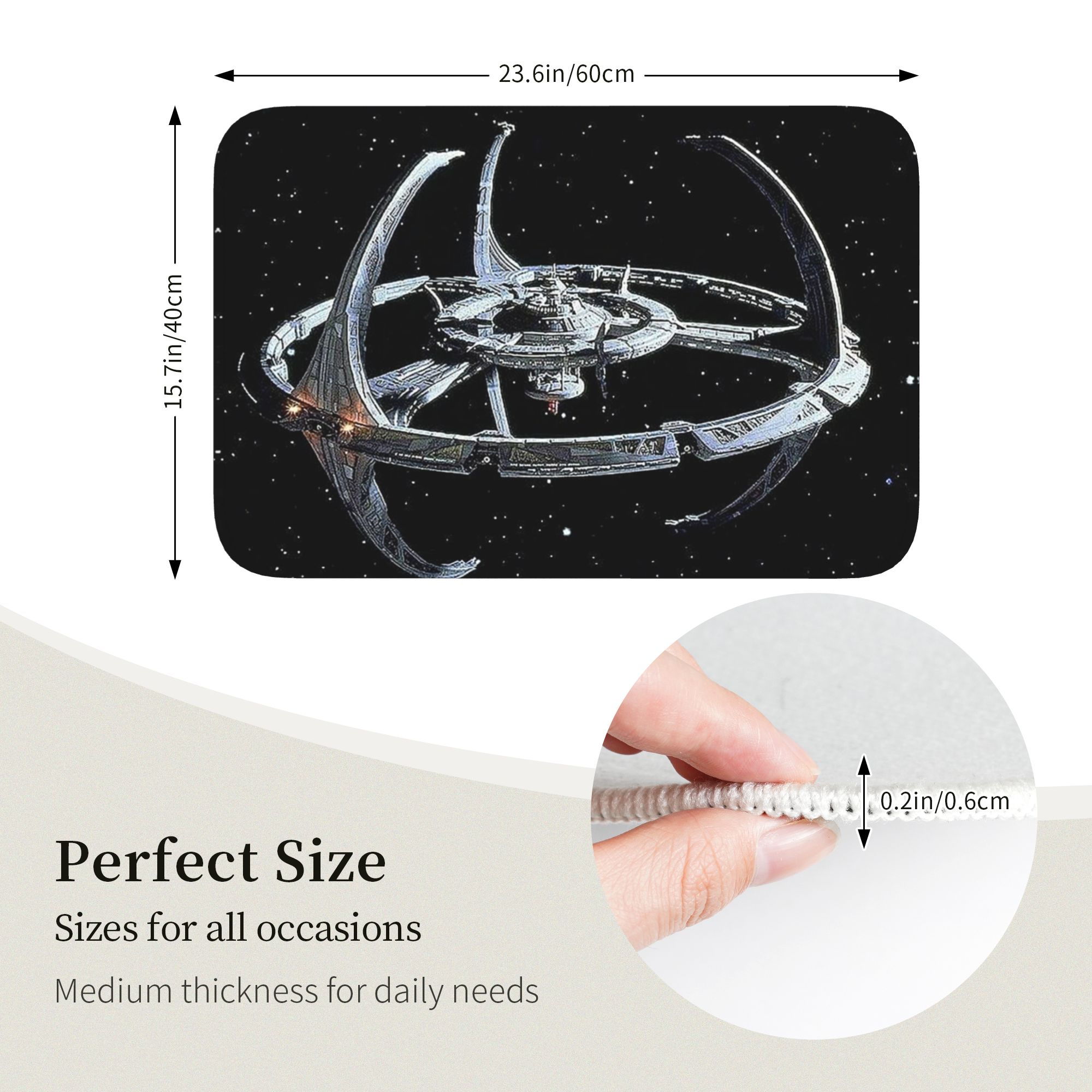 Stars Treks Deep Space Nine Lo - Home Textiles Logo avis et prix