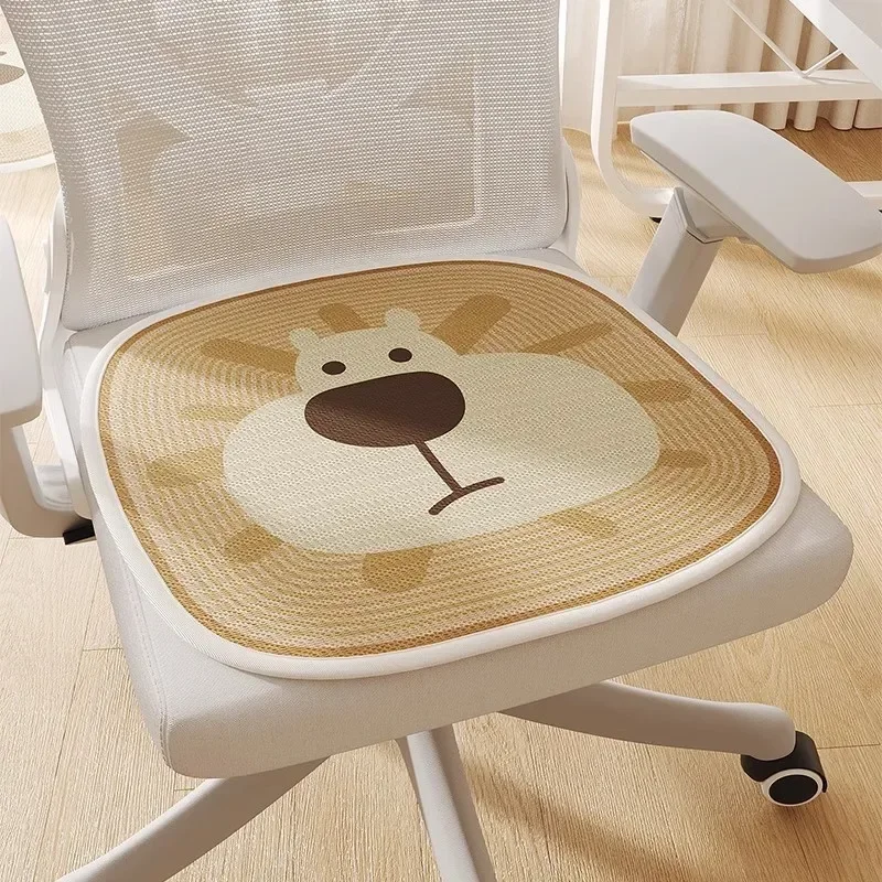 Cartoon Ice Silk Seat Cushion  - Home Textiles Bd avis et prix