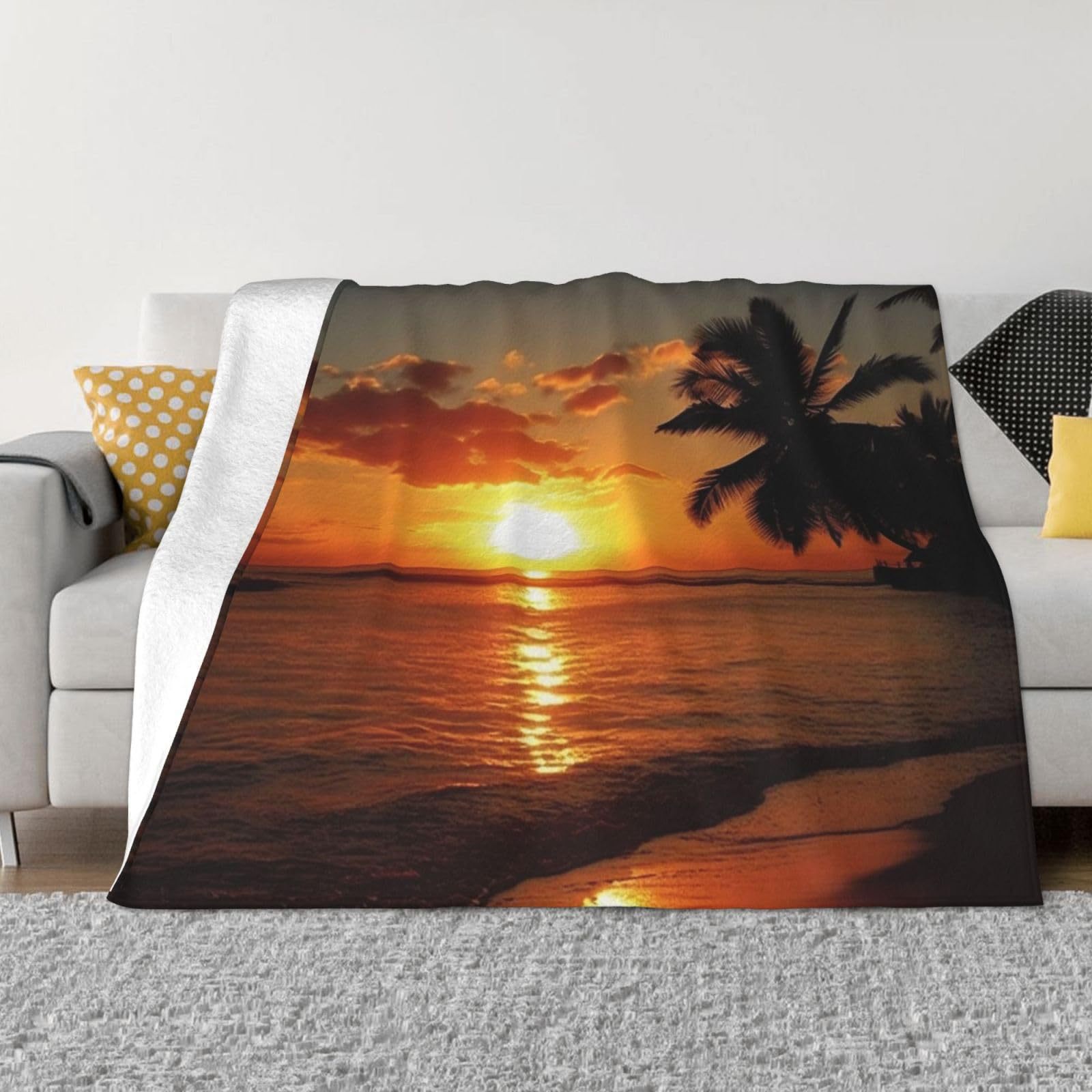 Tropical Ocean Sunrise Printed - Sunrise Home Textiles & Apparel avis et prix