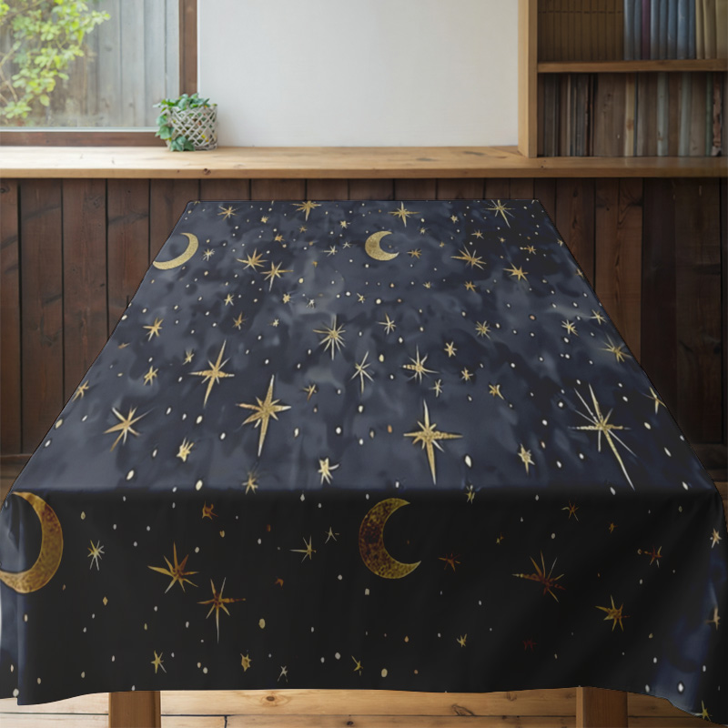 Stylish Dark Blue Stars Moon T - Home Textiles Com avis et prix