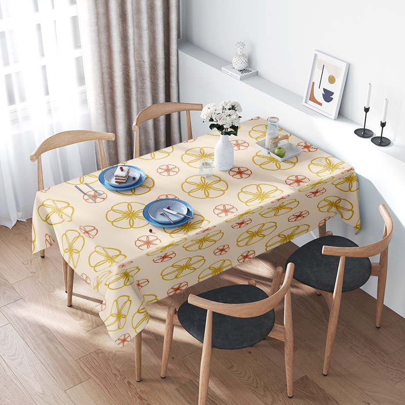 Modern Home Floral Print Table - Home Textiles Com avis et prix