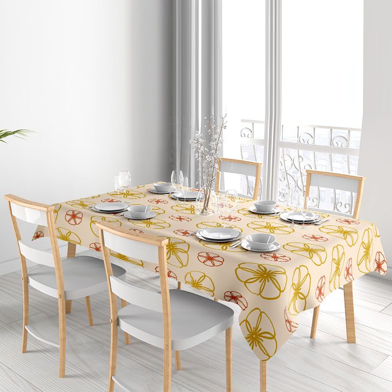 Modern Home Floral Print Table - Home Textiles Com avis et prix