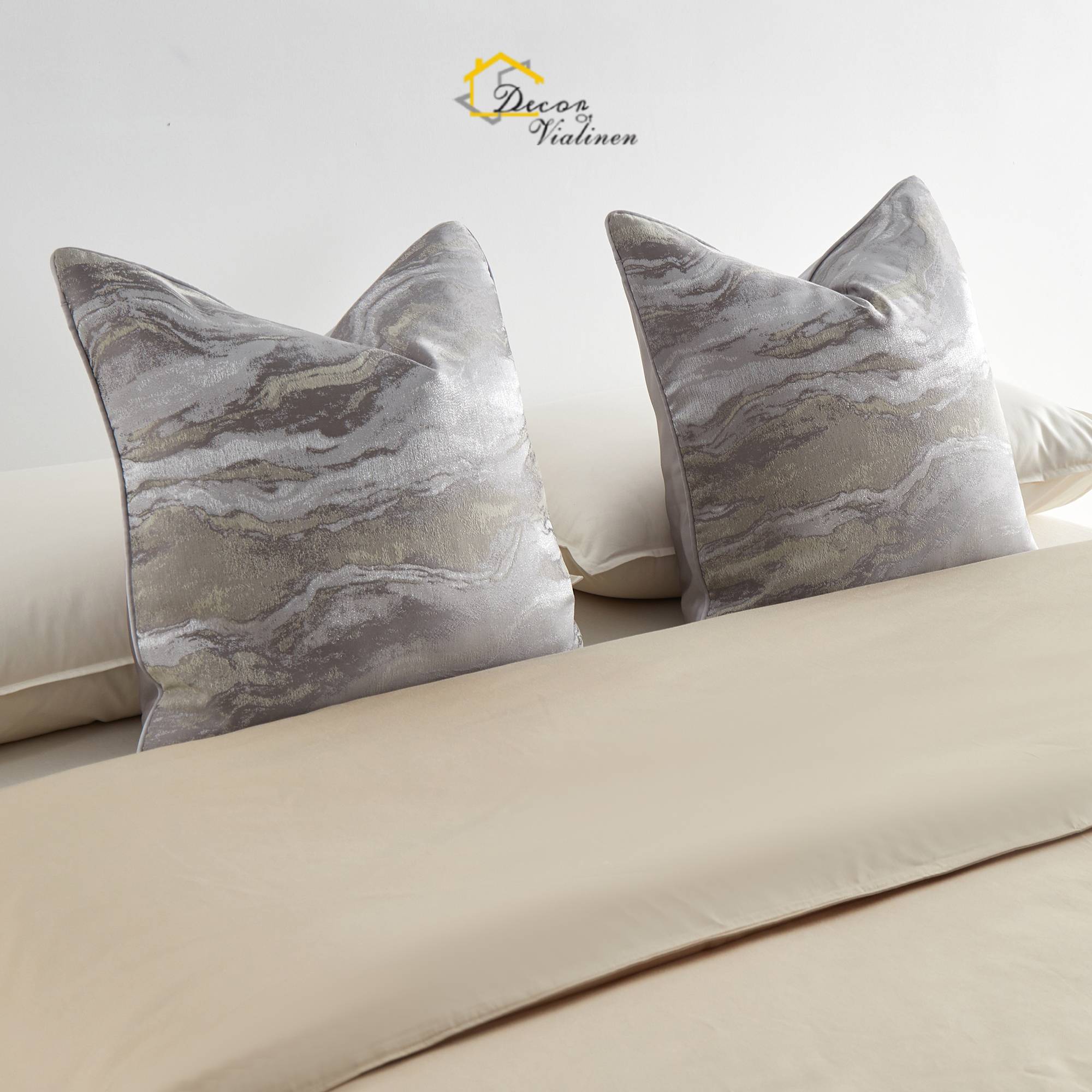 1pc Luxury Beige Abstract Pill - Pillow Insert 18X18 avis et prix