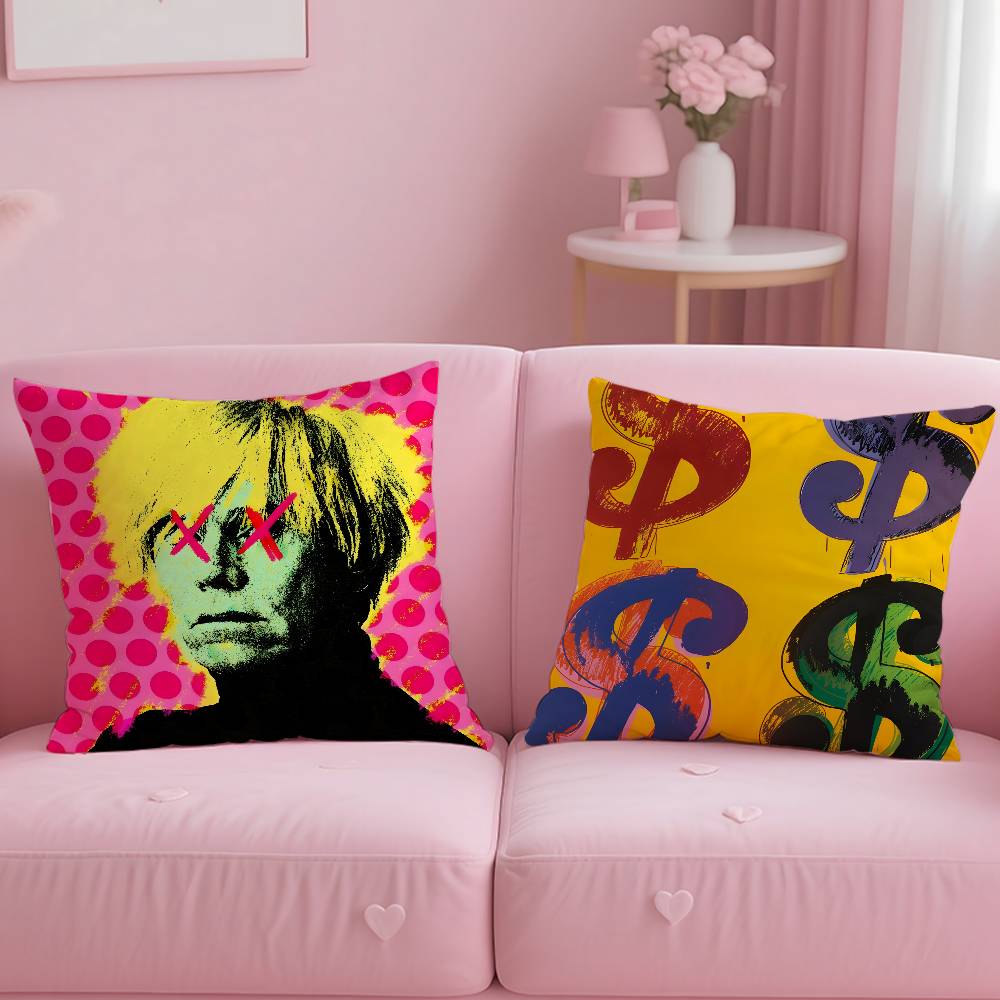 A-Andy W-Warhol Art Pillow Cas - Home Art Textiles avis et prix